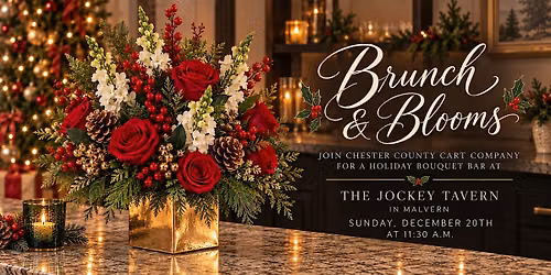 Brunch & Blooms: Holiday Bouquet Bar at The Jockey Tavern