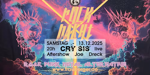 Rock Nacht - Cry Sis' *live*