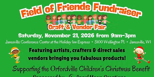Field of Friends Fundraiser Craft & Vendor Fair