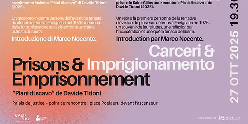 Prisons & Emprisonnement: \u201cPiani di scavo\u201d de Davide Tidoni