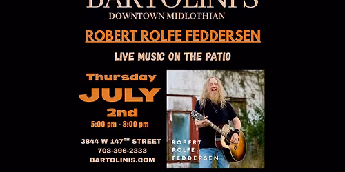 Music on the Patio with Robert Rolfe Feddersen