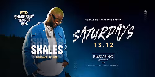 SA.13.12. | FILMCASINO SATURDAYS SPECIAL w\/ SKALES LIVE