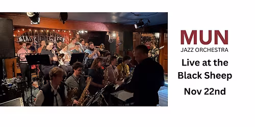 MUN Jazz Orchestra at the Black Sheep