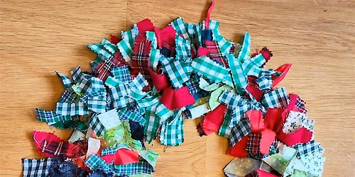 Rag Rug Wreath