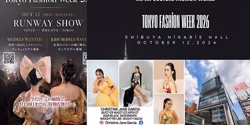 Japan Couture Fashion World Tokyo Fashion Week 2026