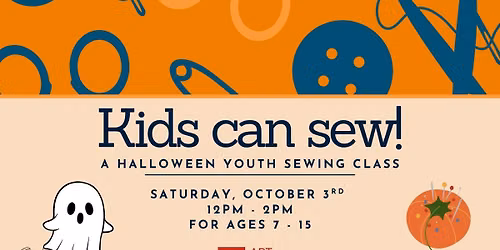 Kids can Sew: Halloween Edition! With Shirin Delsooz