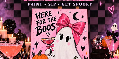 Boos & Booze: A Spooky Sip & Paint Experience