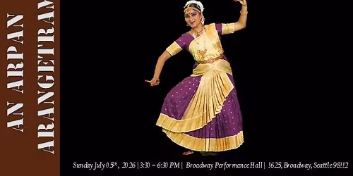Save the date: AN ARPAN ARANGETRAM: Minal Gowda