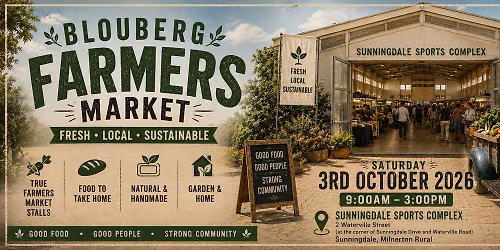 \ud83c\udf3f Blouberg Farmers Market \ud83c\udf3f \ud83d\udcc5 Saturday, 3rd October 2026