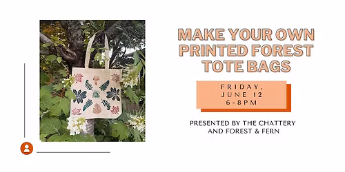 Make Your Own Printed Forest Tote Bags