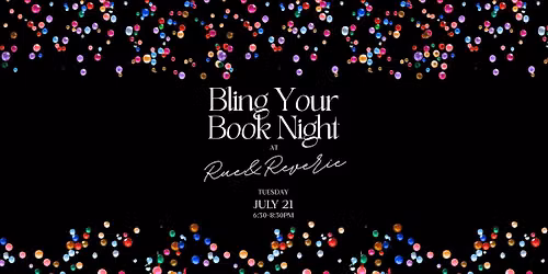 Bling Your Book Night Workshop