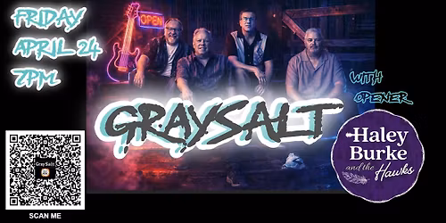 GraySalt with opener Haley Burke and the Hawks performing together at Aztec Shawnee Theater