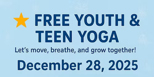 Free Youth and Teen Yoga Classes-12\/28\/2025