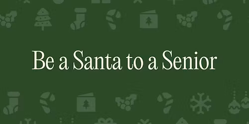 Be A Santa To A Senior