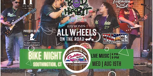 Bike Night at Cadillac Ranch with Bad Habit