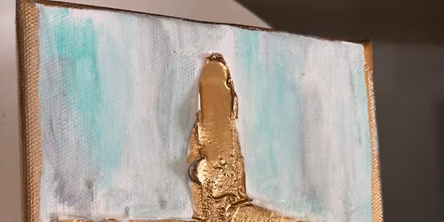 Textured Cross Painting 