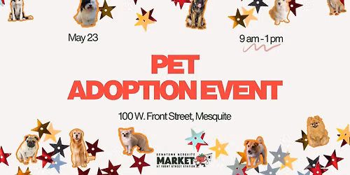 Dog Adoption Event with Mesquite Animal Services
