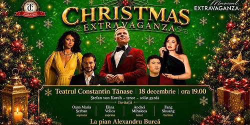 "CHRISTMAS EXTRAVAGANZA" \u2013 colinde \u015fi c\u00e2ntece de iarn\u0103 de pretutindeni cu tenorul \u015eTEFAN von KORCH 