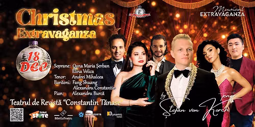 "CHRISTMAS EXTRAVAGANZA" \u2013 colinde \u015fi c\u00e2ntece de iarn\u0103 de pretutindeni cu tenorul \u015eTEFAN von KORCH 