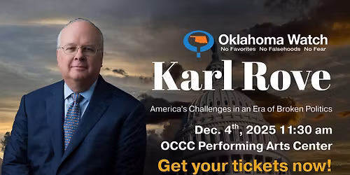 Karl Rove: America\u2019s Challenges in an Era of Broken Politics