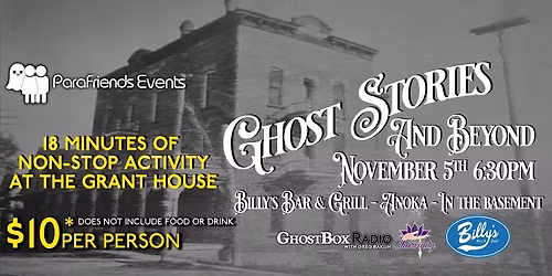 Ghost Stories for November