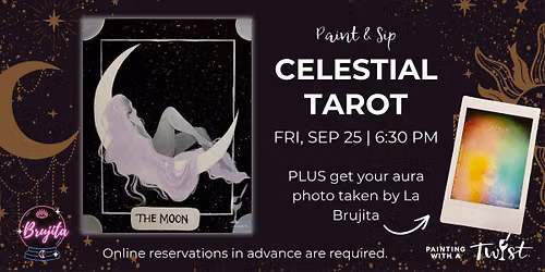 Paint & Sip + Aura Photos by La Brujita