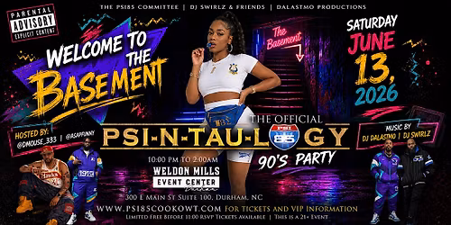 Psi-N-Tau-Logy: The Psi-85 Cookowt "90's"  Party 2026