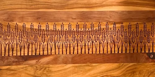 Waverly Woodcrafts Presents:  Charcuterie Board Woodburning Class