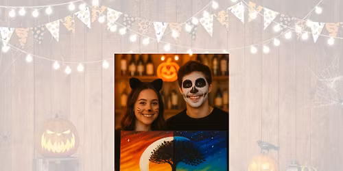 \ud83c\udf83Couple's Halloween Paint Party!