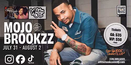 Comedian Mojo Brookzz Live in Naples, Florida!