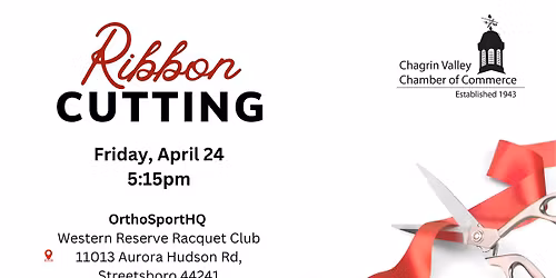 Grand Opening & Ribbon Cutting - OrthoSport HQ