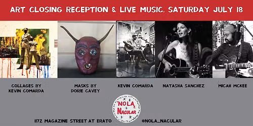 Live Music - Kevin Comarda, Natasha Sanchez, and Micah McKee