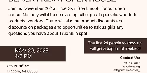 Fall Glow and Gather Black Friday Event and Open House