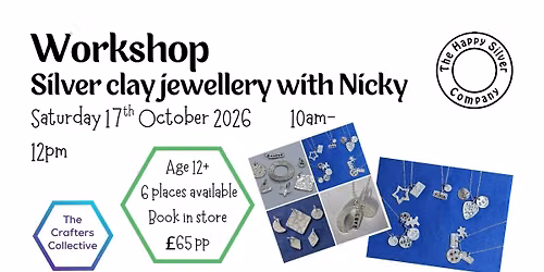 Silver clay jewellery with Nicky