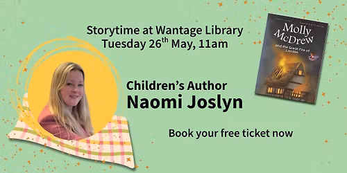 Children's Author Naomi Joslyn at Wantage Library