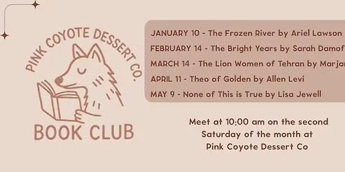 Pink Coyote Dessert Co. Book Club