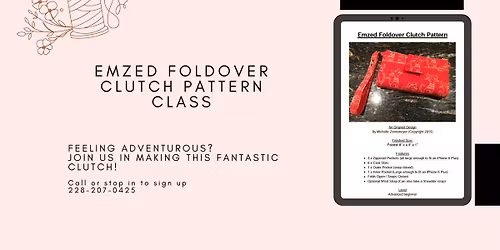 Emzed Foldover Clutch Pattern