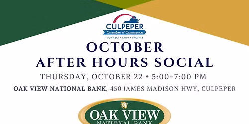 After Hours Social at Oak View National Bank