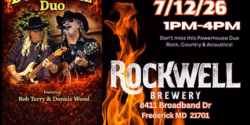 DOWN TIME Duo LIVE on Stage @ Rockwell Brewery Sunday 7\/12