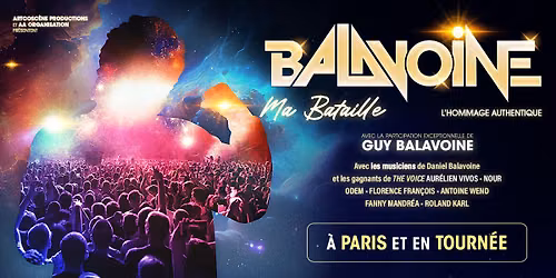 Balavoine, Ma Bataille \u2022 13\/11\/2026 \u2022 Brest Arena