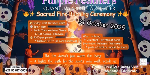 Sacred Fire Burning Ceremony