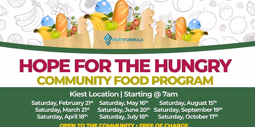 Hope for The Hungry: Community Food Program