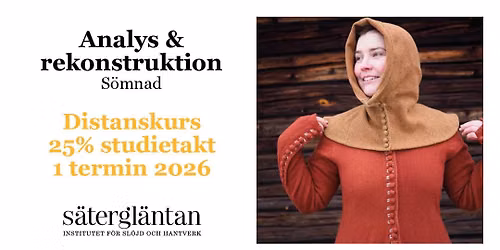 Analys och rekonstruktion - s\u00f6mnad, 25% ht 2026 med Emma Frost!