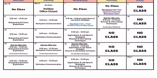 Career Workshop: Applications, Job Search Strategies, Resume, & Interviewing Techniques
