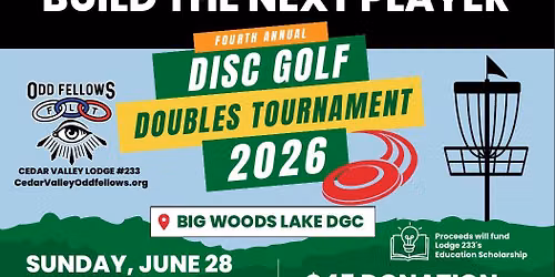 4th Annual Charity Disc Golf Tournament 