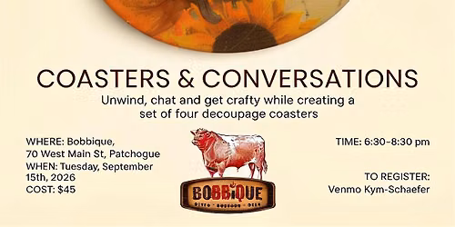 Coasters and Conversations