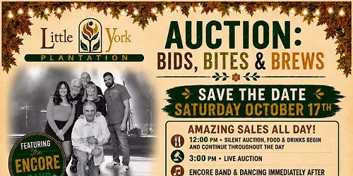 Auction: Bids, Bites, & Brews 
