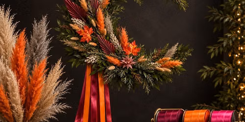 Autumn Crescent Moon Wreath Workshop | WTF HQ