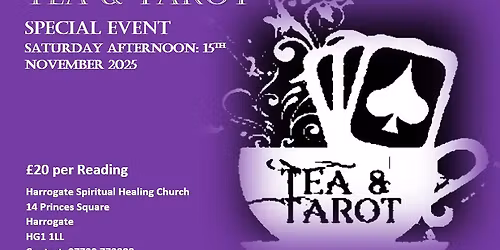 Special Event: TEA & TAROT readings