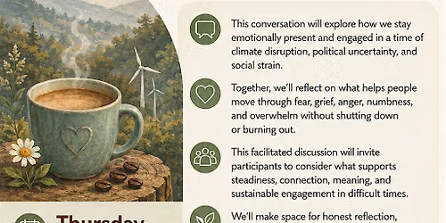Climate Justice Cafe: Conversations for a Changing World (FREE)